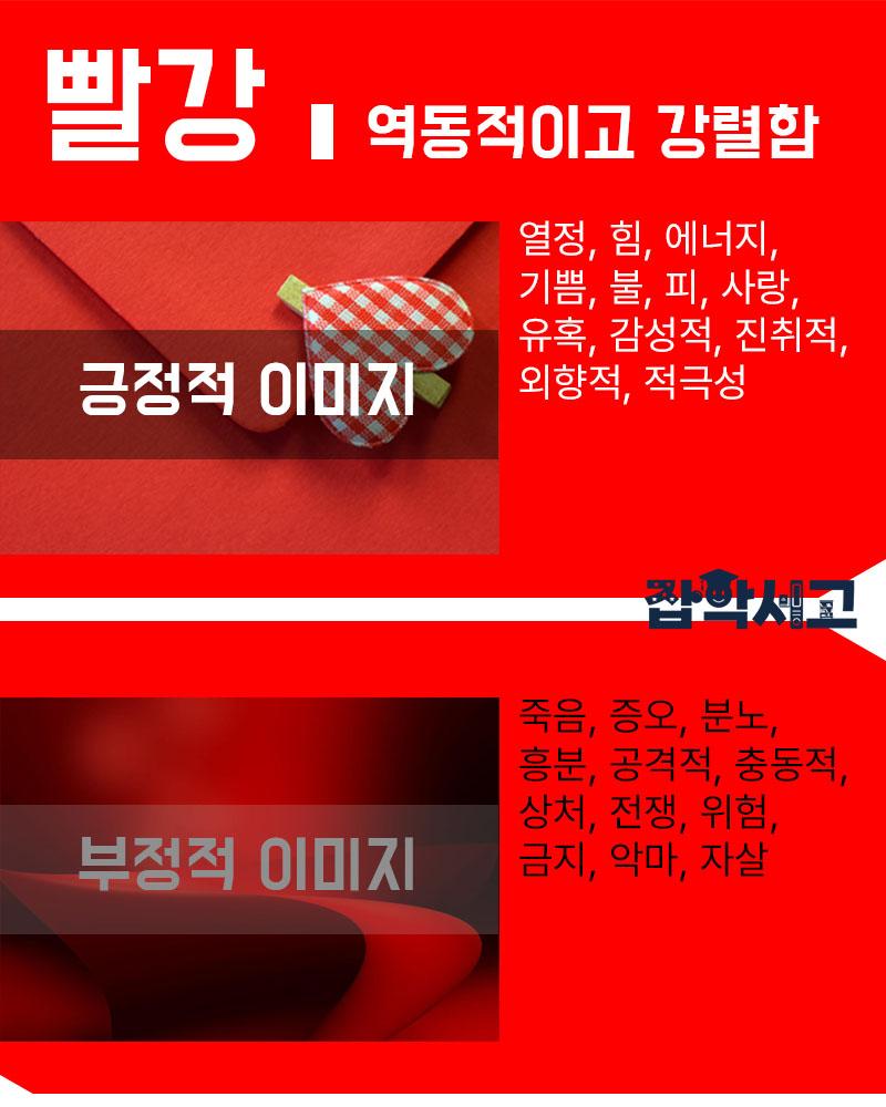 빨간색 특징